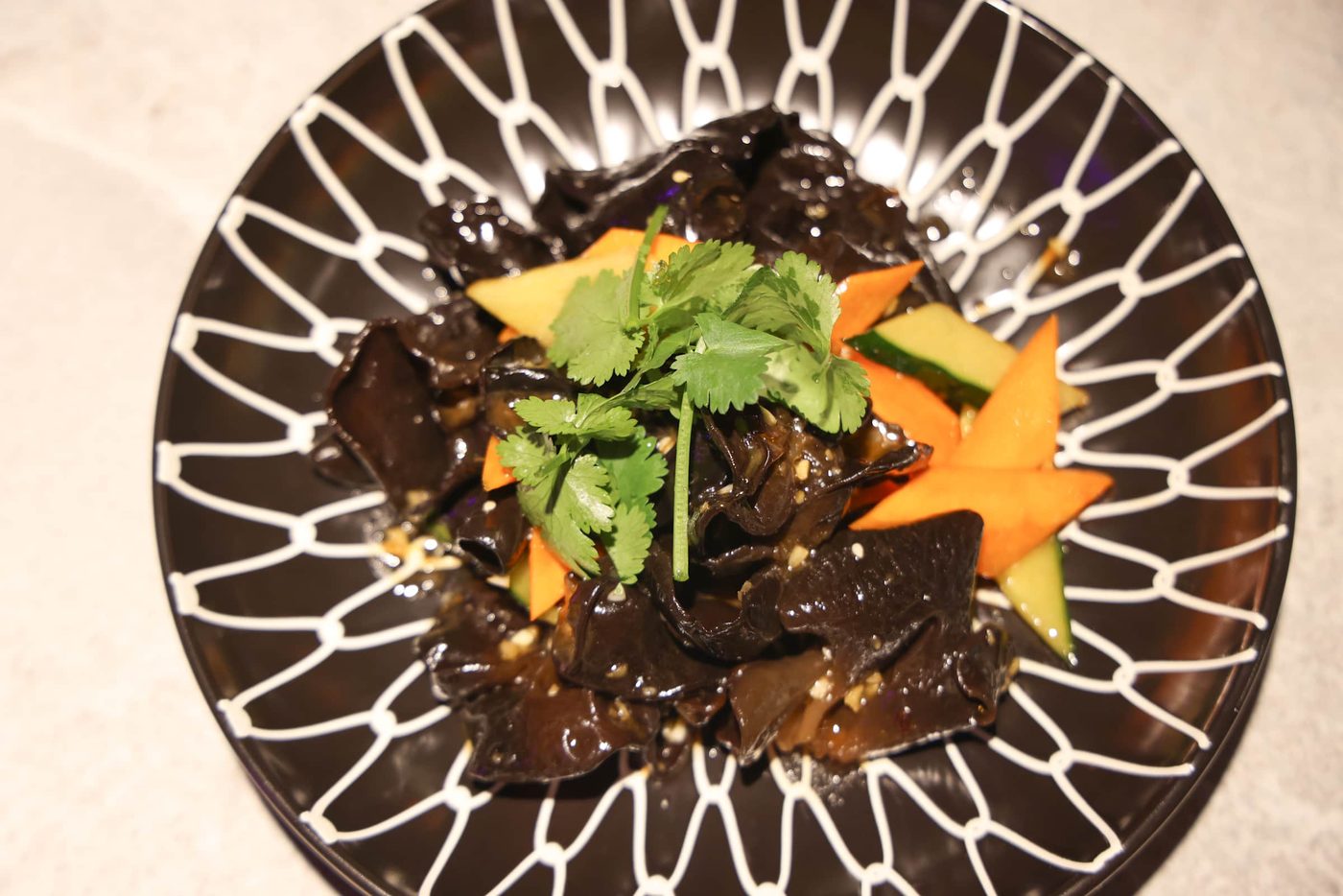 Auricularia (funghi neri) piccante